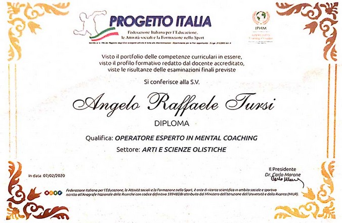 Angelo Tursi - Mental Coach