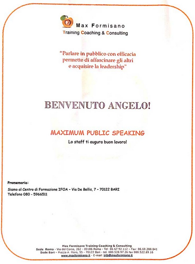 Angelo Tursi - Mental Coach